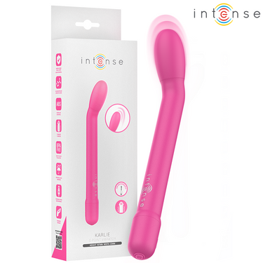 Stimolatore Punto G Rosa INTENSE FUN con 10 Vibrazioni Elegante